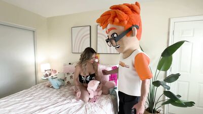 Aspen Woods Busts Her Step-Bro, Porn Dude